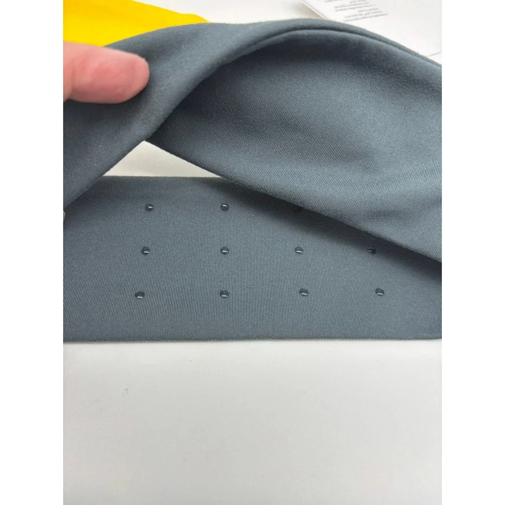Lululemon Zella Headbands Yellow Grey Fly Away Tamer Twisted Lot of 2